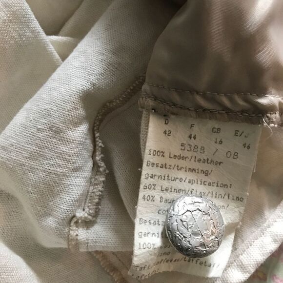 Vintage Linen Bavarian Blouse and Skirt by MEICO (42) - Picture 15 of 16